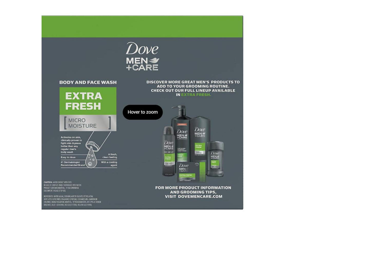 DOVE 1169195 Mens Body Wash Extra Fresh 18 oz.,(Pack of 3) Beauty & Personal Care Dove