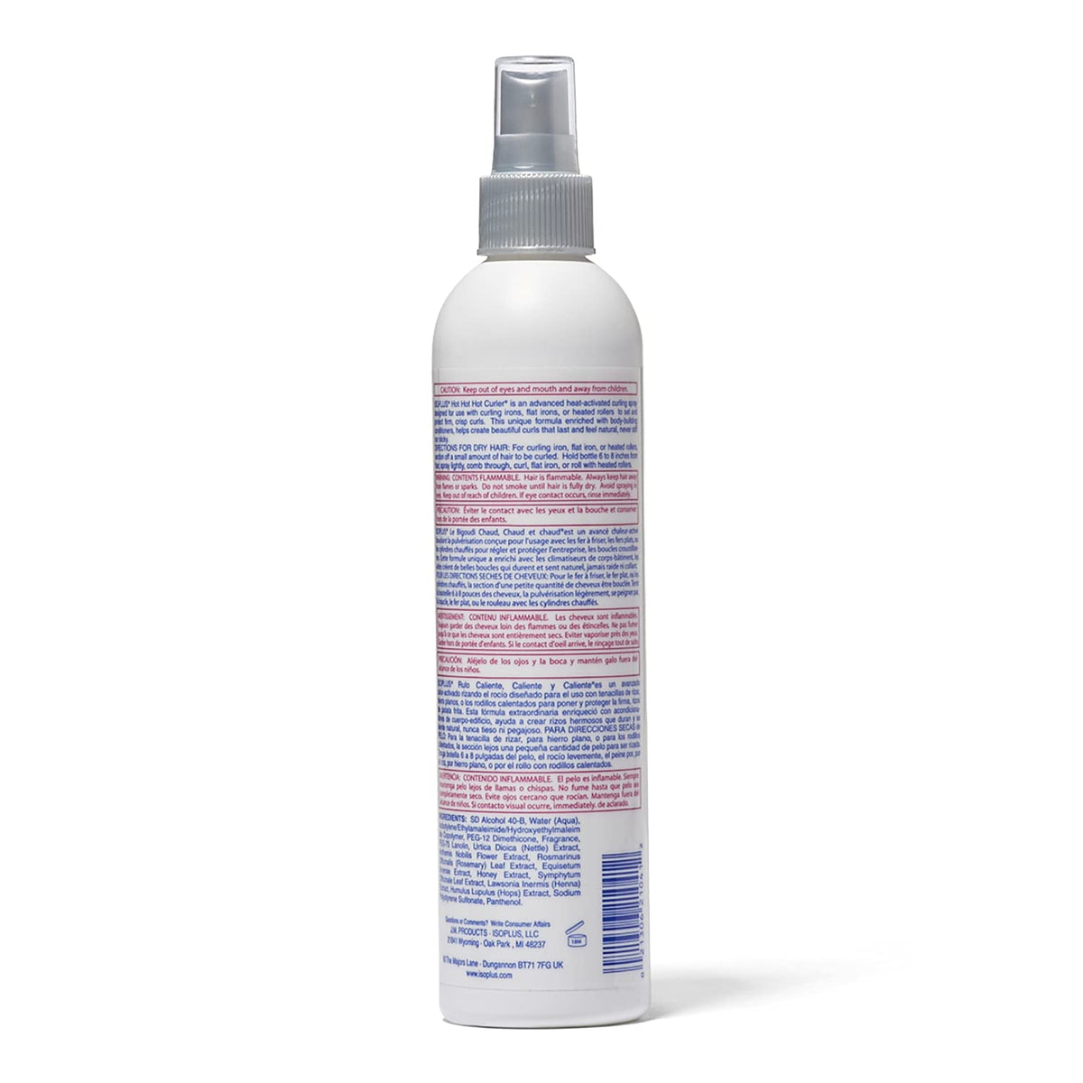 ISOPLUS Hot Hot Curler Thermal Styler Spray 10 oz Beauty & Personal Care Isoplus