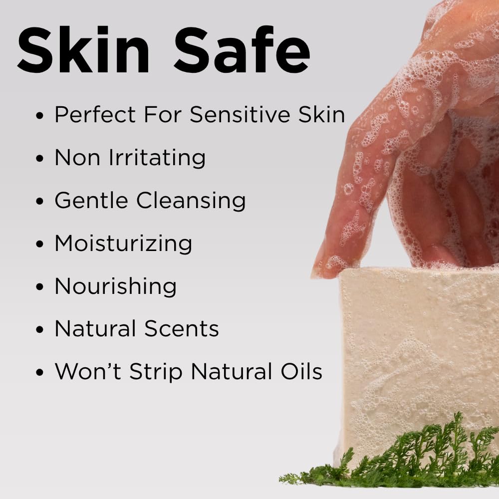 Sumbody USA Made Handmade Soap Bar (6pk) Heavenly Hydration Dry, Sensitive Skin, Moisturizing Soap For Face, Hands, Body Self Care Gift Set Men Beauty & Personal Care Sumbody