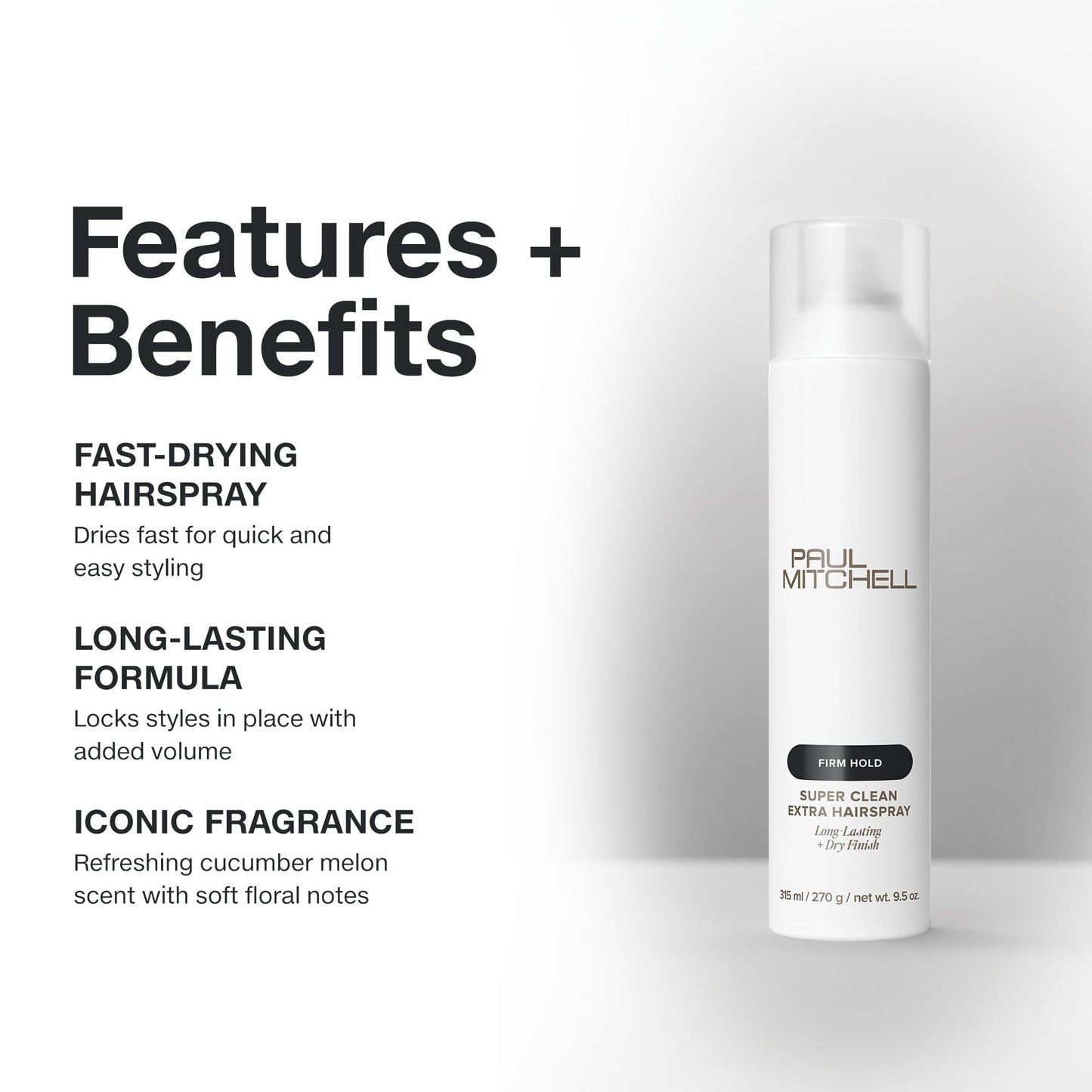 Paul Mitchell Super Clean Extra Hairspray, Long-Lasting, Firm Hold + Dry Finish, For All Hair Types, 2 oz Beauty & Personal Care Paul Mitchell