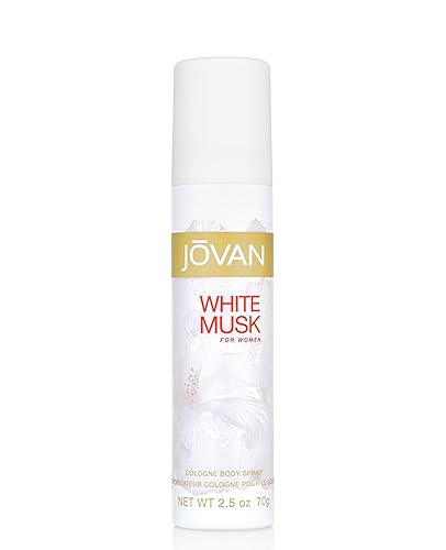 Jovan White Musk for Women Body Spray 2.5 fl oz (Pack of 1), Notes of Jasmine, Musk, and Amber, Women's Fragrance, Long Lasting, Everyday Fragrance Beauty & Personal Care Jovan
