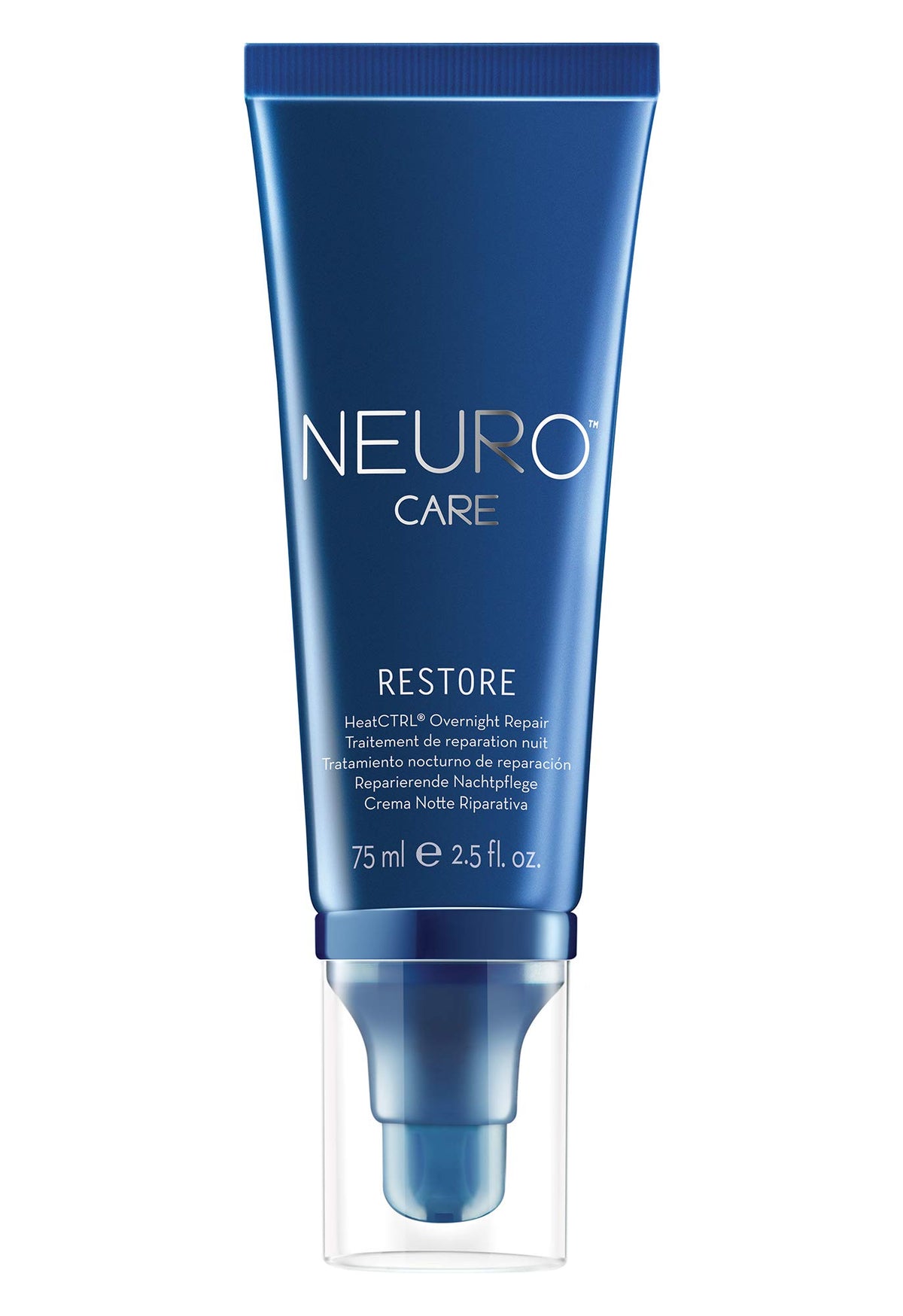 Neuro by Paul Mitchell Restore HeatCTRL Overnight Repair Leave-In Treatment, Pillow-Safe + Residue-Free, Heat Repair For All Hair Types, Especially