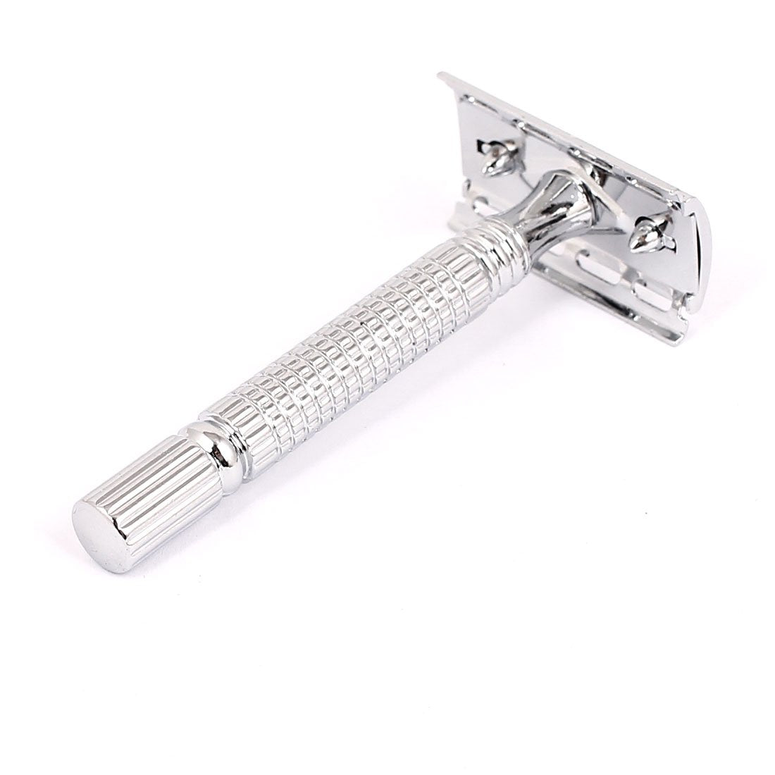 Ruilogod Men Silver Tone Metal T Shape Double Edge Cutter Shaving Razor (id: 325 baf 384 d67 689 Beauty and Personal Care Ruilogod