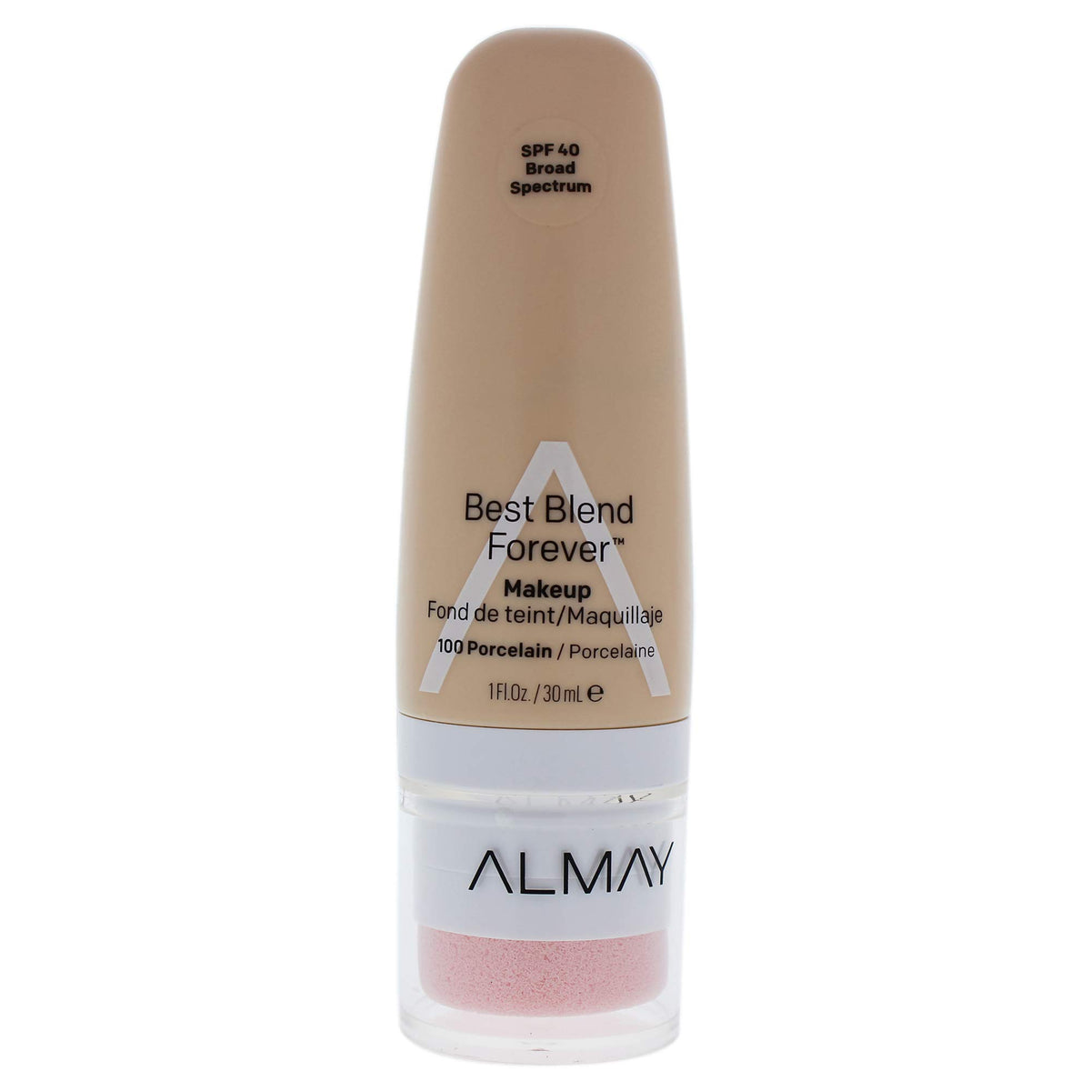 Almay Best Blend Forever Foundation, Porcelain, 1 fl. oz., SPF 40 Broad Spectrum