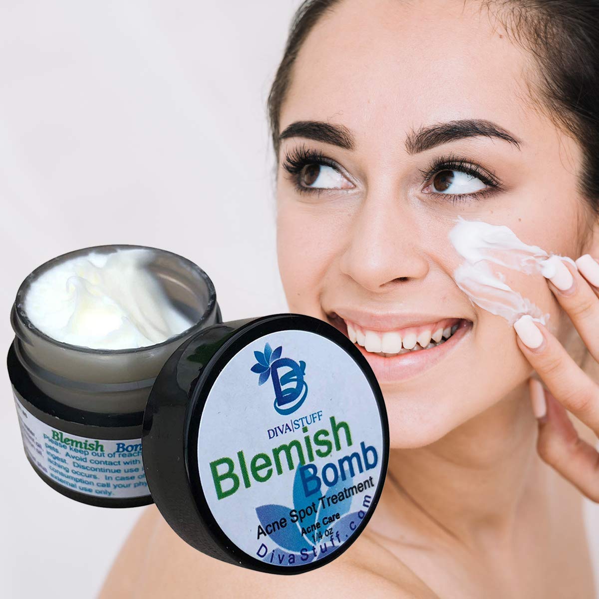 Diva Stuff Best Blemish Bomb Spot Treatment, Anti-acne spot treatment cream for Men and Women, 1/4 oz (Made in the USA) Beauty & Personal Care Diva Stuff