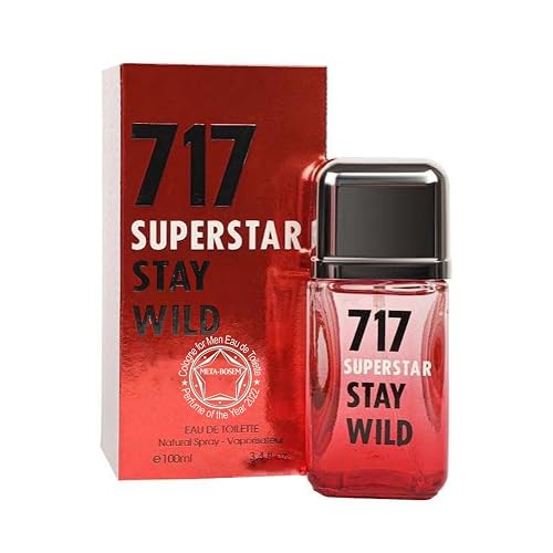 META-BOSEM 717 Super Star Stay Wild, Men's Cologne Eau de Toilette Natural Spray - Masculine Scent - Fruity Woody - Great Holiday Gift - for All Day Beauty & Personal Care META-BOSEM