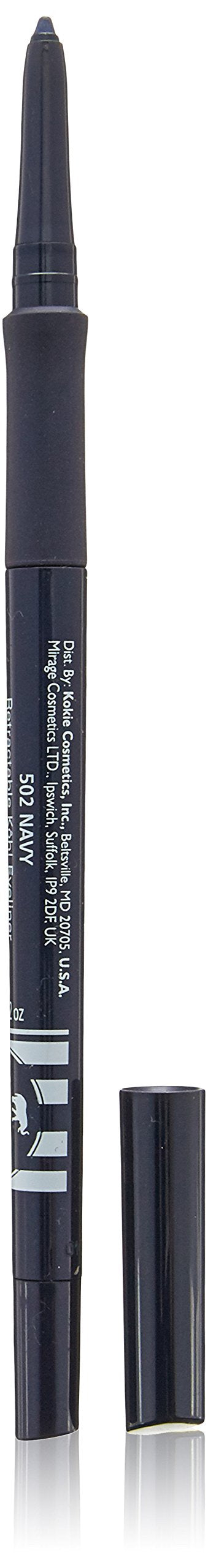 Kokie Cosmetics Retractable Kohl Eyeliner, Navy, 0.012 Ounce Beauty & Personal Care Kokie