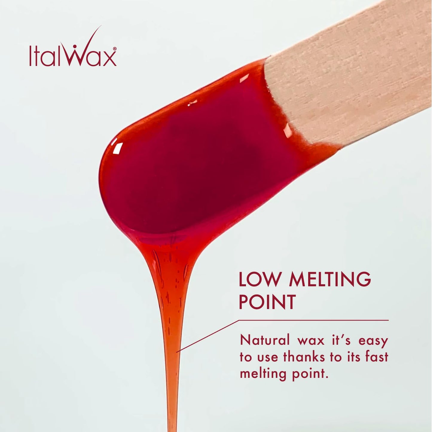 Italwax Classic Line Rose Hard Wax Beads 1.1 lb (500 g) - Medium-Long Setting Stripless Wax for Large Areas & Coarse Hair - Made in Italy Beauty and Personal Care Italwax
