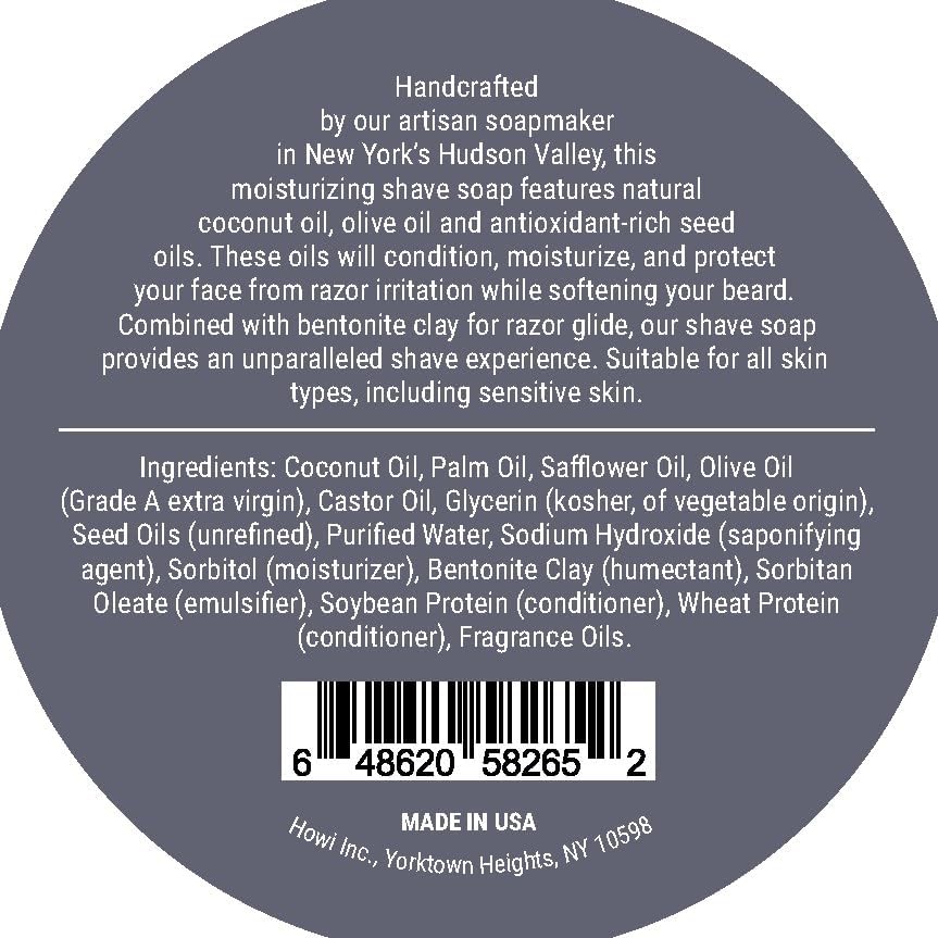 Taconic Shave Excalibur Scent Shaving Soap - Clean Masculine Cologne Aroma - Barbershop Quality Lather Puck with Natural Oils - Smooth Glide Beauty and Personal Care Taconic Shave