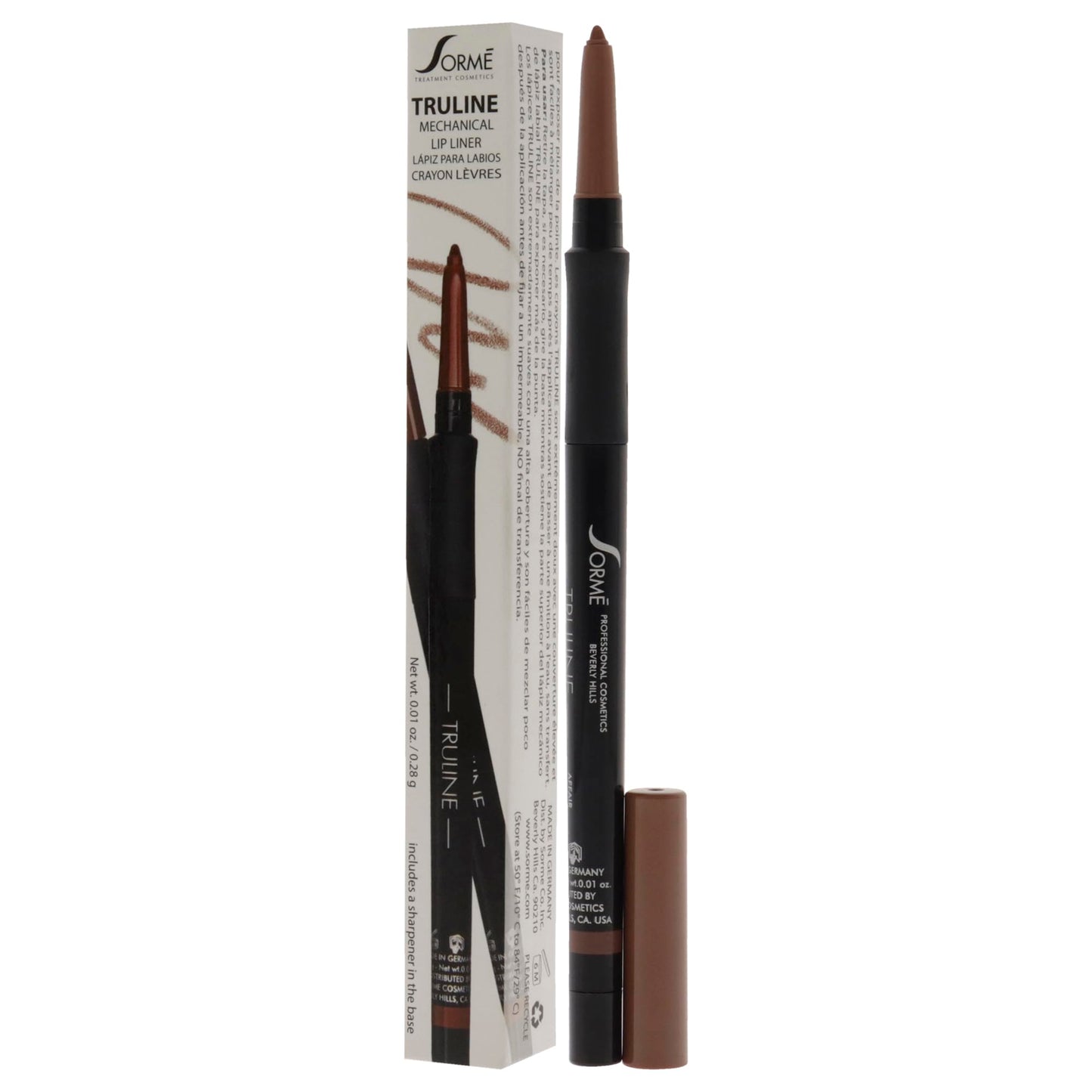 Sorme' Treatment Cosmetics Truline Mechanical Lipliner, Affair, 0.01 oz. Beauty & Personal Care SORMÉ
