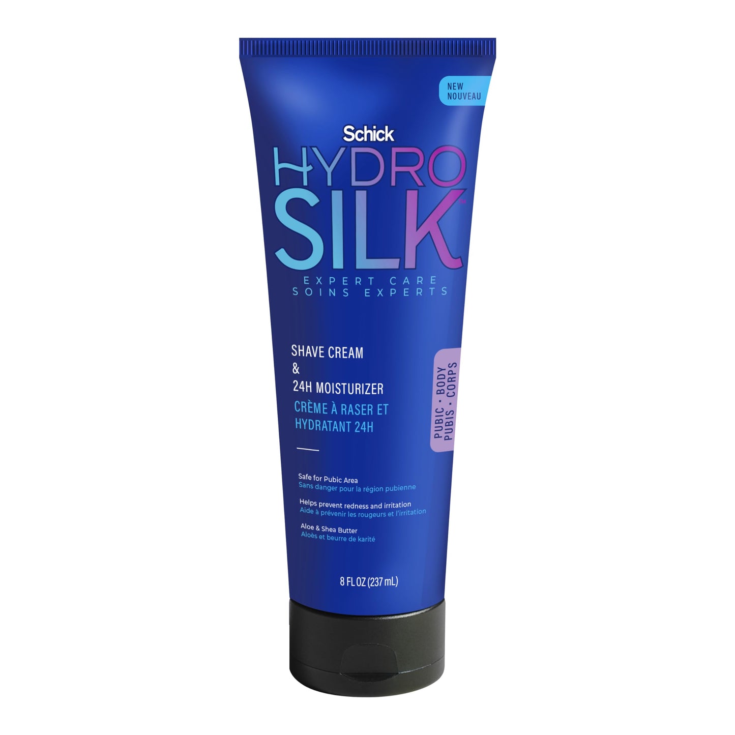 Schick Hydro Silk Shave Cream & 24-Hour Moisturizer - Pubic Hair Shave Cream for Women and Bikini Area Moisturizer, Shaving Cream for Women Sensitive Beauty and Personal Care Schick Hydro Silk