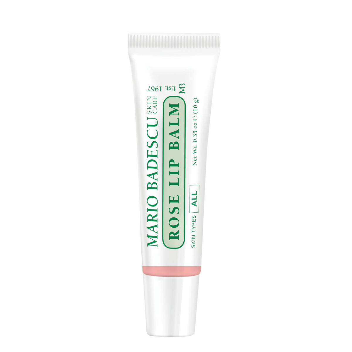 Mario Badescu Moisturizing Rose Lip Balm for Dry Cracked Lips, Infused with Coconut Oil and Shea Butter, Ultra-Nourishing Lip Care Moisturizer Beauty & Personal Care Mario Badescu