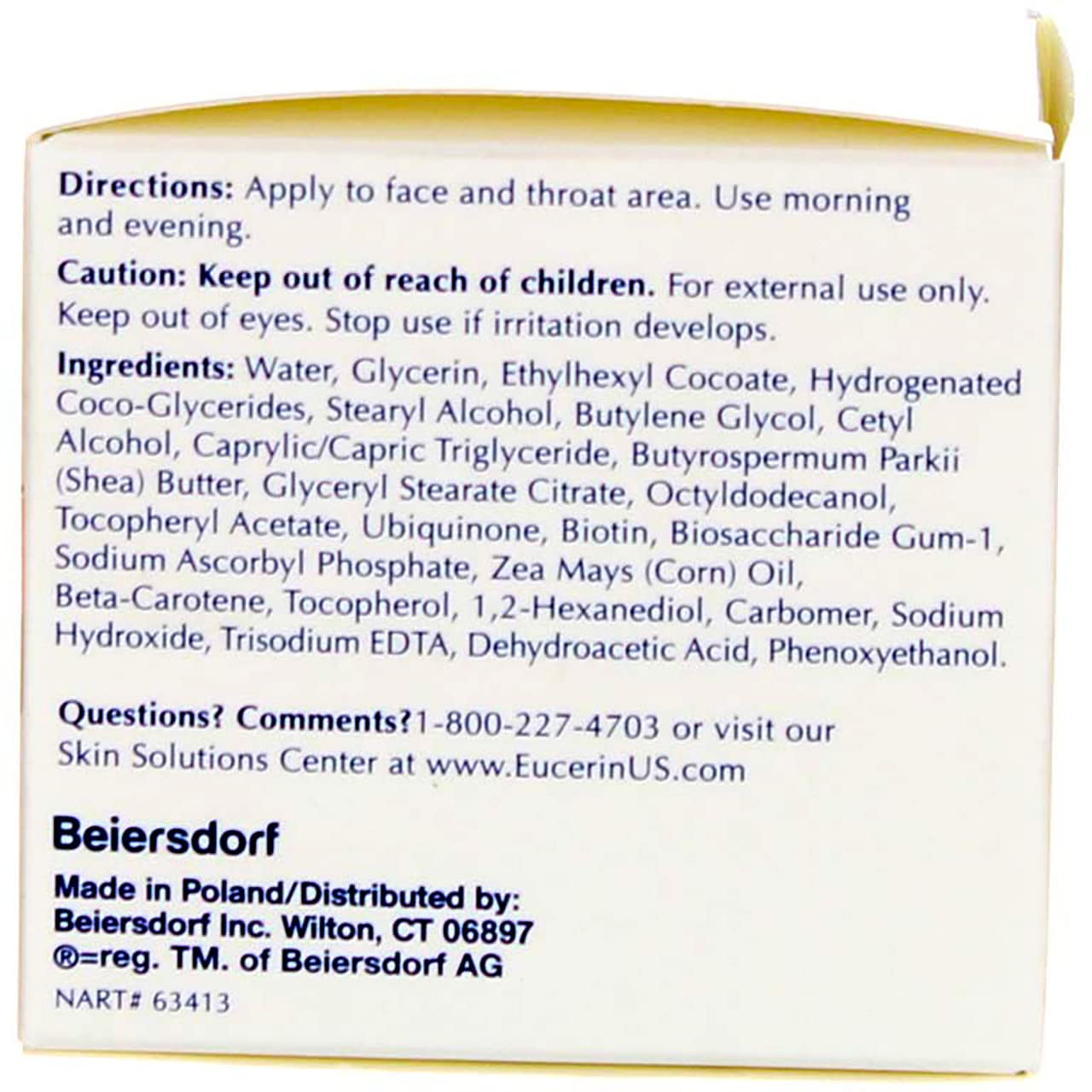 Eucerin Sensitive Skin Experts Q10 Anti-Wrinkle Face Creme 1.70 oz (Pack of 11) Beauty & Personal Care Eucerin
