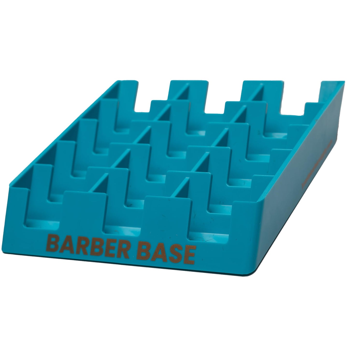 The Barber Base 15 Slot Clipper Blade Tray (Blue) Beauty and Personal Care Castle Barber Supply