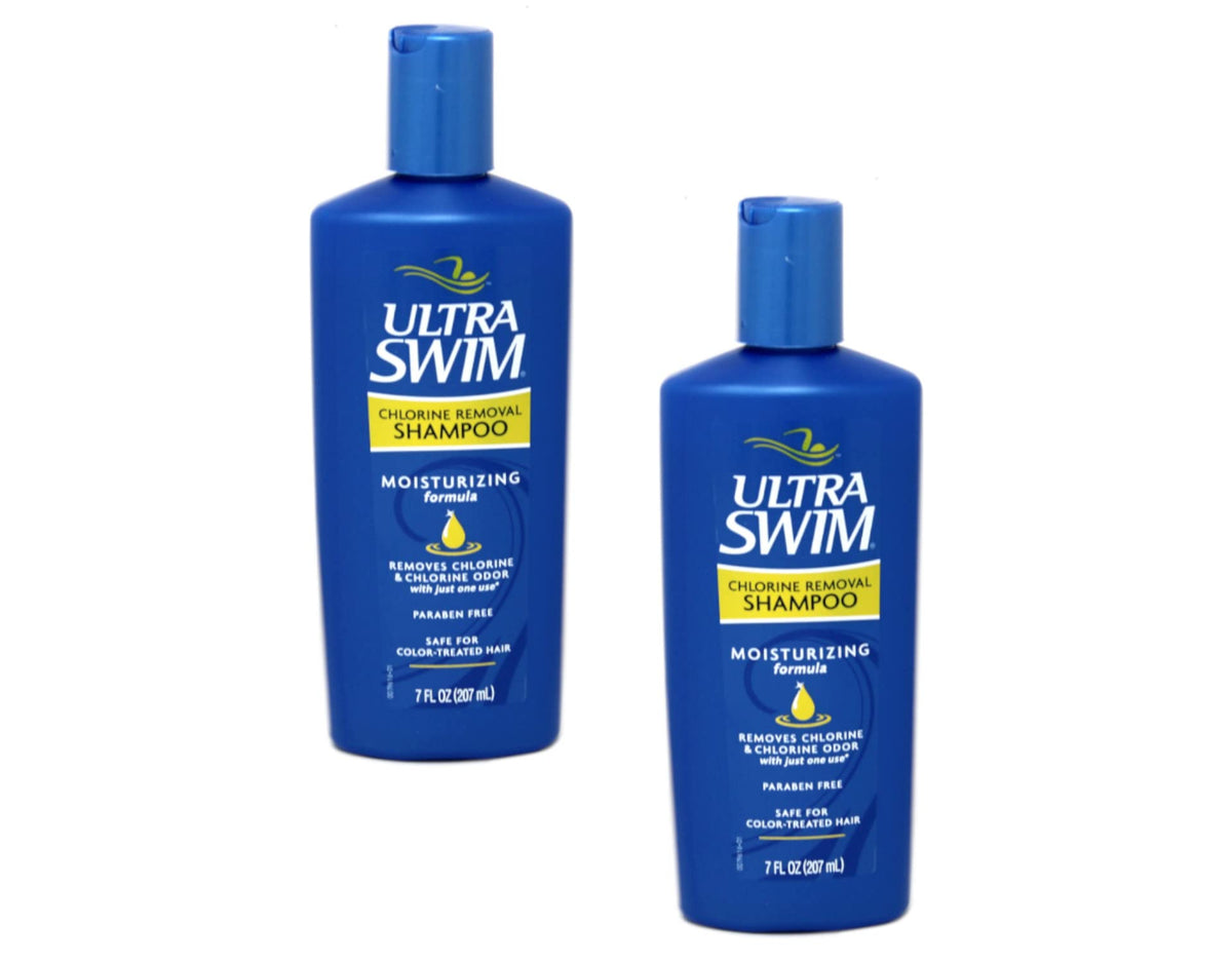UltraSwim Chlorine Removal Shampoo, Moisturizing Formula, Safe for Color-Treated Hair, 7 fl oz (Pack of 2) Beauty & Personal Care UltraSwim