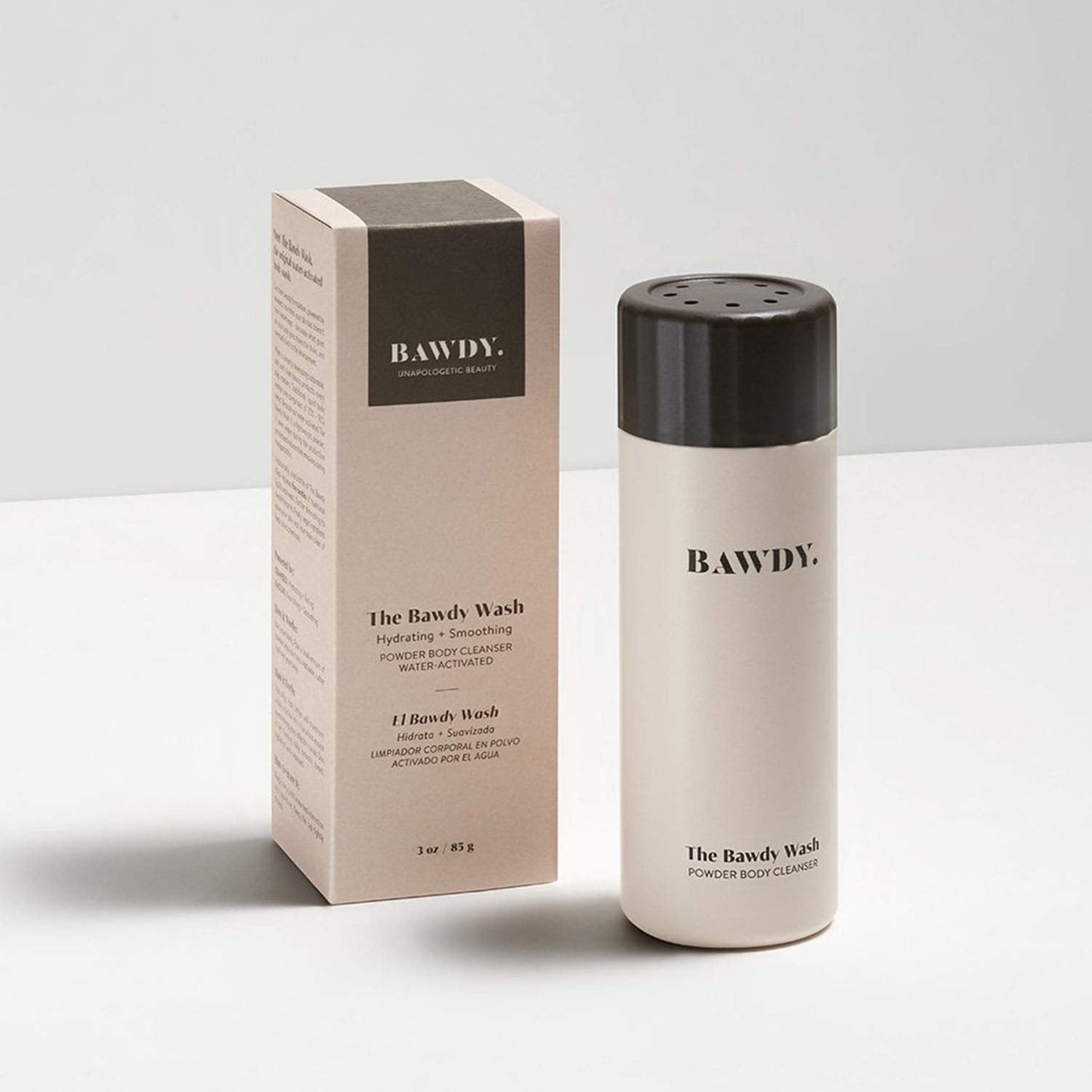 BAWDY The Wash - Lightweight, Water-Activated Powder-to-Foam Body Wash - Vegan, Non-Toxic Ingredients - Clean Body Beauty Products (3oz / 85g) Beauty & Personal Care BAWDY