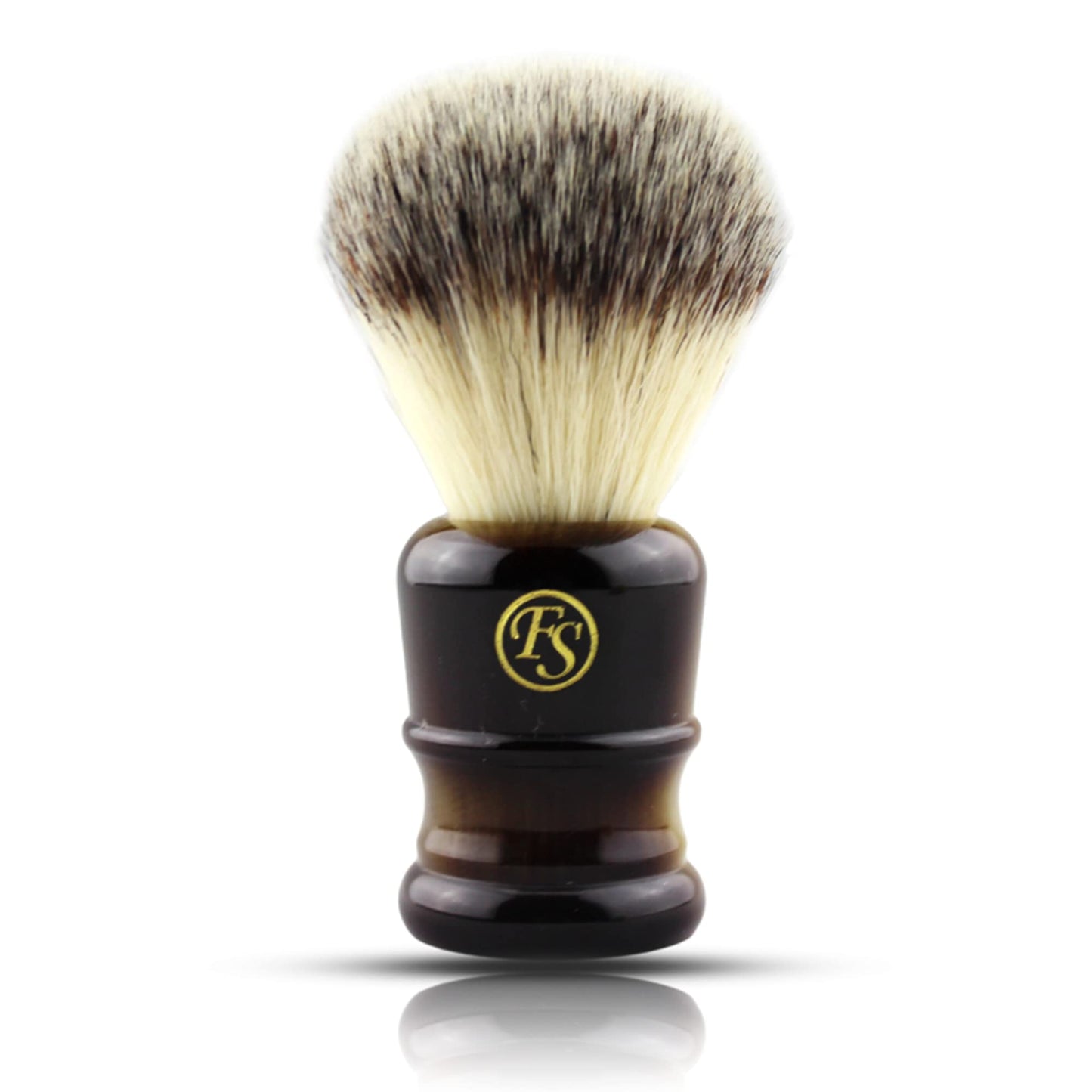 Shaving Brush for Men, Extra Density Chrome Synthetic Best Brush with Classic Black Handle Knot 24mm Shaving Hair Salon Tool Gifts for Fathers Day Beauty and Personal Care Frank FS shaving