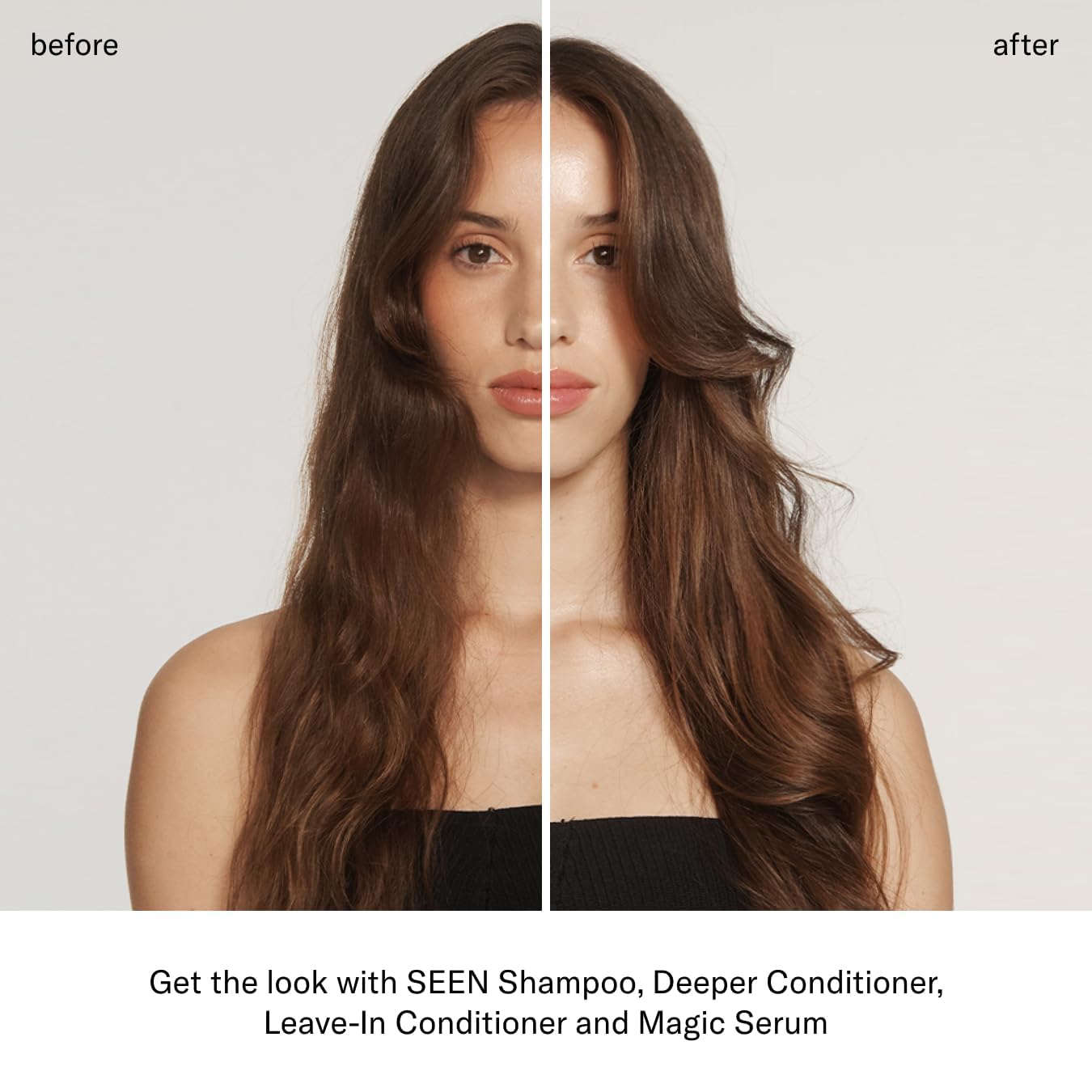 SEEN Shampoo & Deeper Conditioner Bundle, Fragrance Free - Non-Comedogenic Hair Care Set, Dermatologist-Developed, Safe for Sensitive, Eczema Beauty & Personal Care SEEN