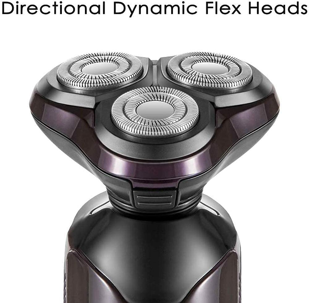 aiqiua Electric Shavers for Men Bald Head Shaver LED Mens Electric Shaving Razors Rechargeable Cordless Wet Dry Rotary More accurately Read and fit Beauty and Personal Care aiqiua