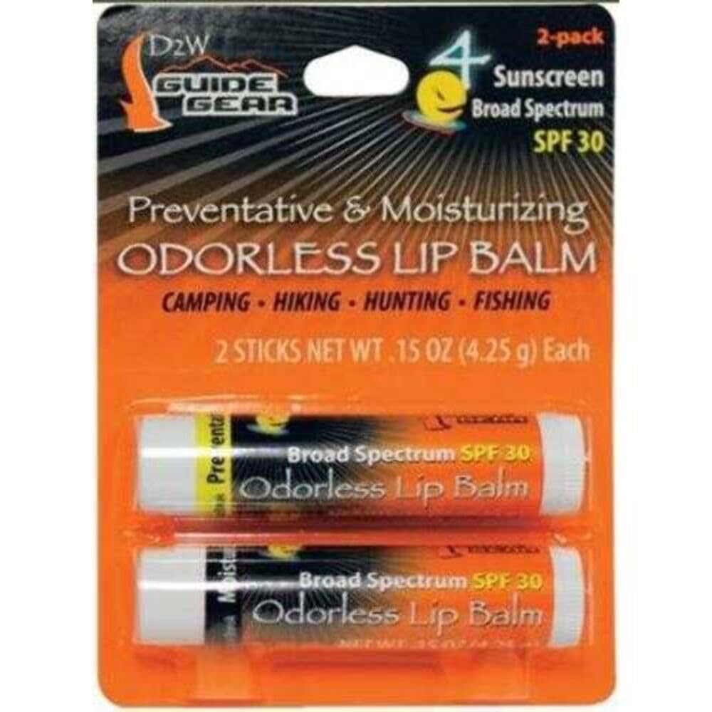 DEAD DOWN WIND Scent Elimination Lip Balm 2pk 8.5gm Carded Model: 1249BC Beauty and Personal Care DEAD DOWN WIND