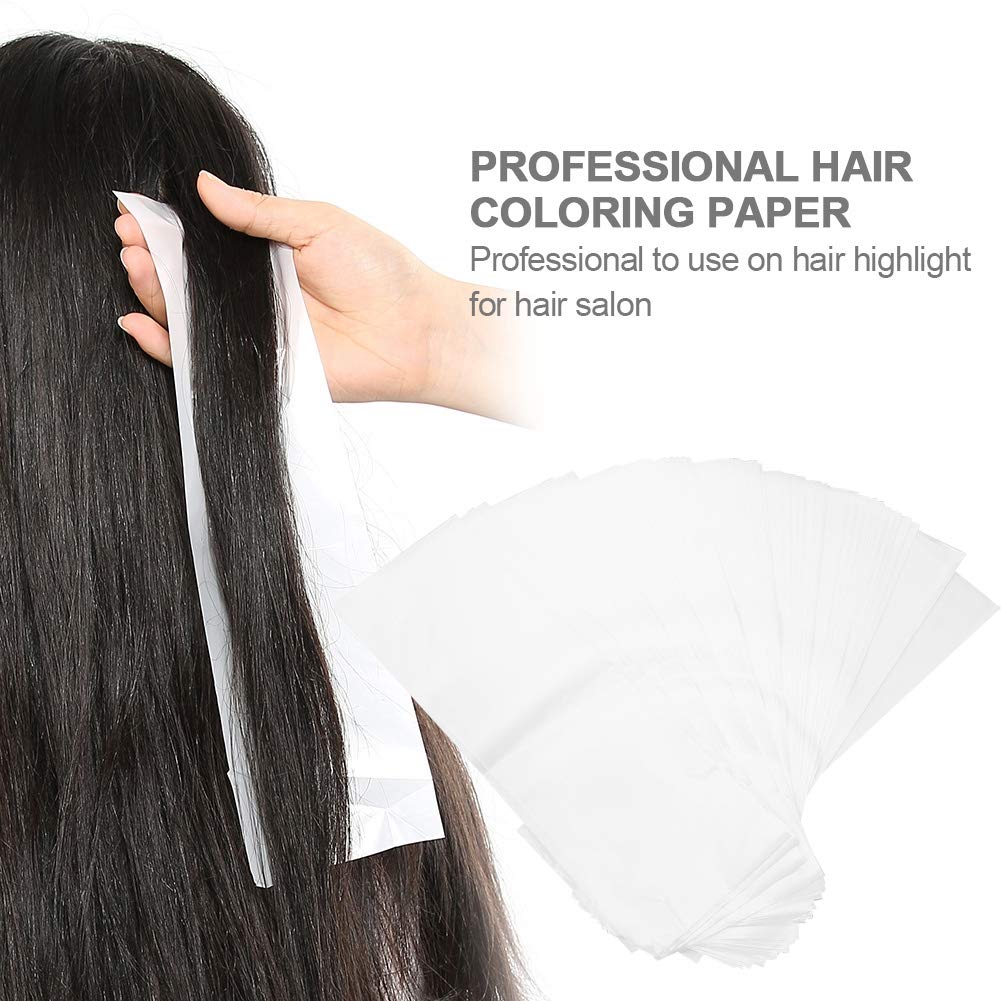 Rotekt 100pcs/pack Professional Salon Hair Dye Paper, Recycleable Dyeing Color Highlight Paper Hair Wraps Hair Tint Paper for Barber Hair Stylists Beauty & Personal Care Rotekt