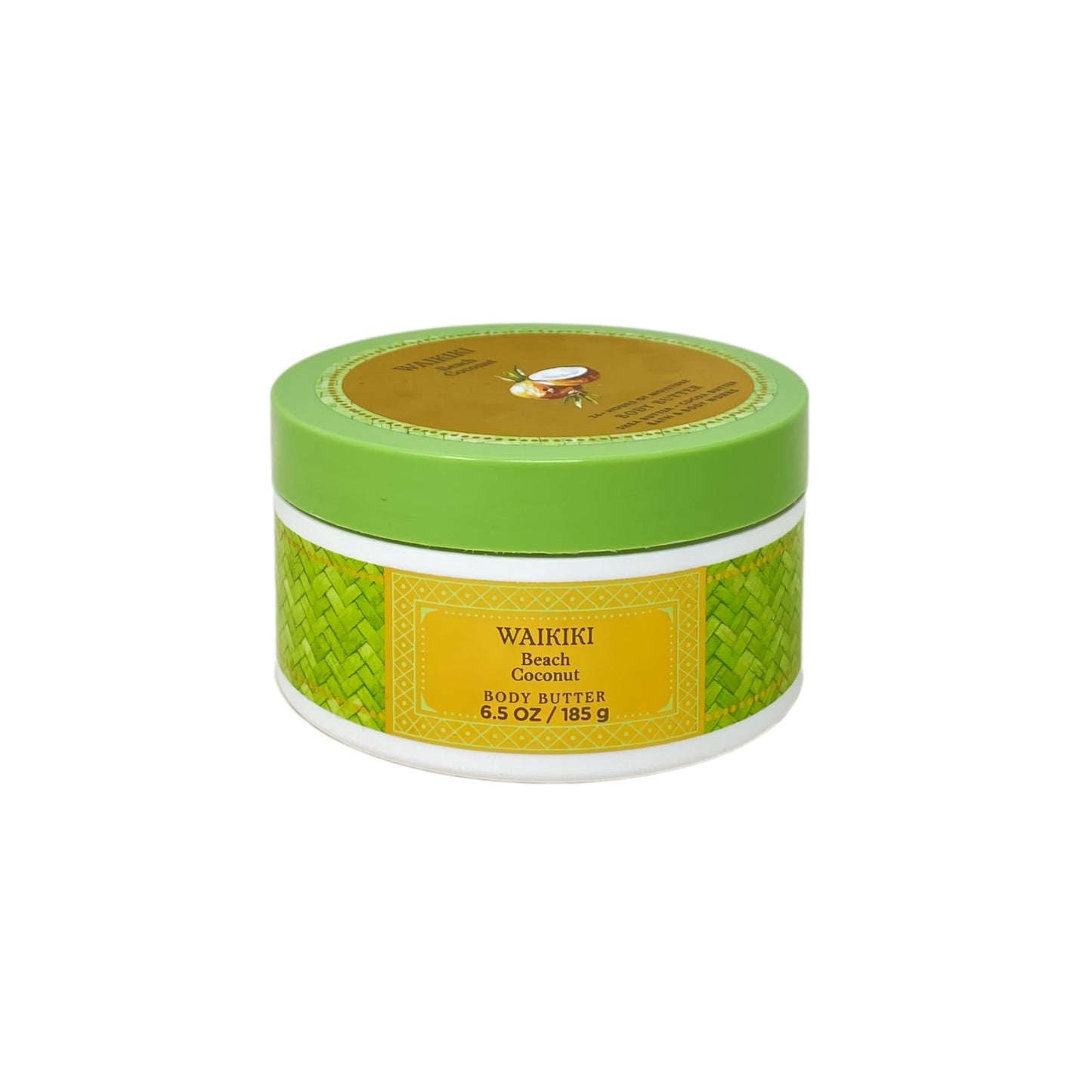 Bath & Body Works Waikiki Beach Coconut - 3 Body Butters with Natural Oats Sample Soap Beauty & Personal Care Bath & Body Works