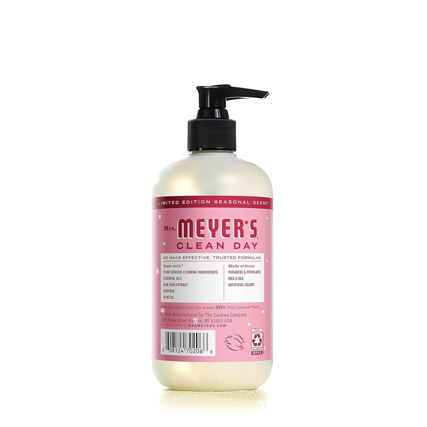 Mrs. Meyer's Clean Day Liquid Hand Soap, Hand Wash Made with Essential Oils, Peppermint Scent, 370 ml Soap Pump Bottle Beauty & Personal Care Mrs. MEYER'S