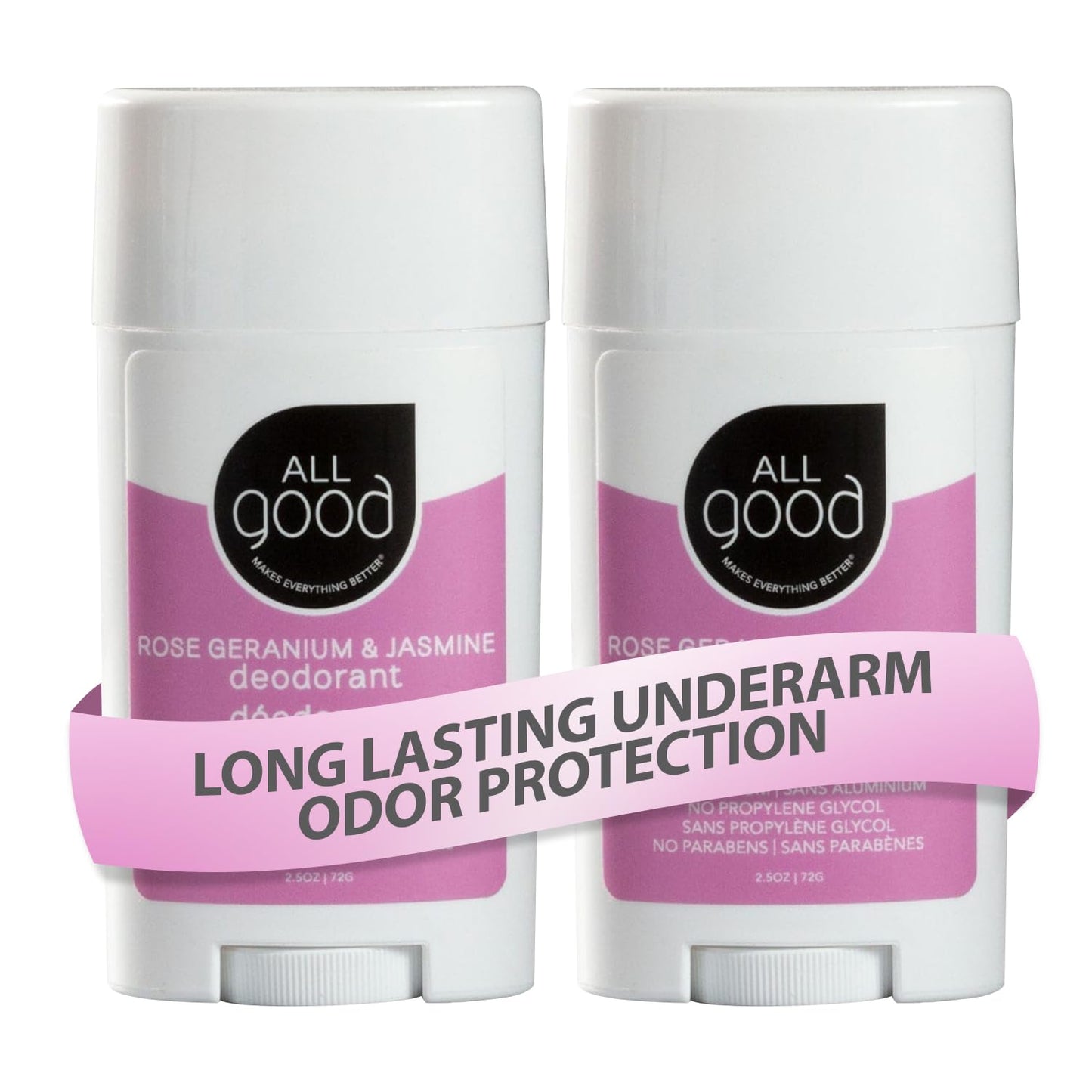 All Good Aluminum Free Deodorant Stick - Natural Deodorant w/Shea Butter & Aloe Vera, Bio-Active Formula, Vegan, Underarm Odor Protection for Men Beauty and Personal Care All Good Makes Everything Better
