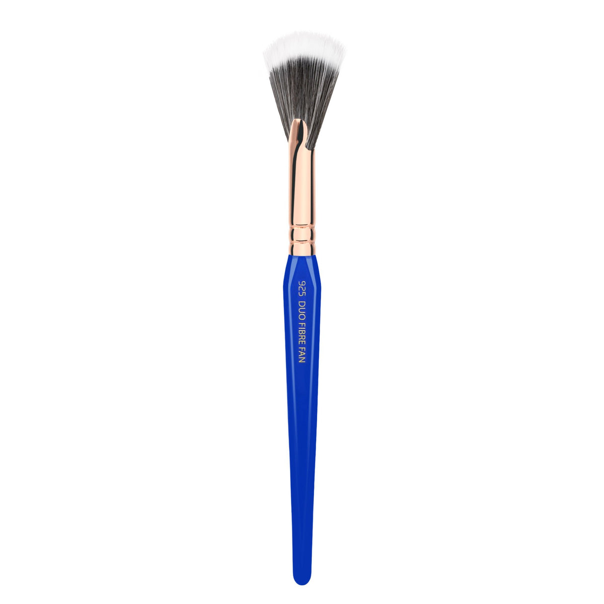 Bdellium Tools Professional Makeup Brush - Golden Triangle 925 Duo Fibre Fan - With All Vegan and Soft Synthetic Fibers, For Lightweight