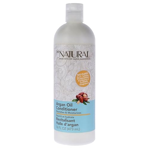 Dr. Natural Nourishing Argan Oil Hair Conditioner - Hydrating Conditioner for Women and Men with Shea Butter - Frizz Control and Hair Growth - 16 oz Beauty & Personal Care Dr. Natural