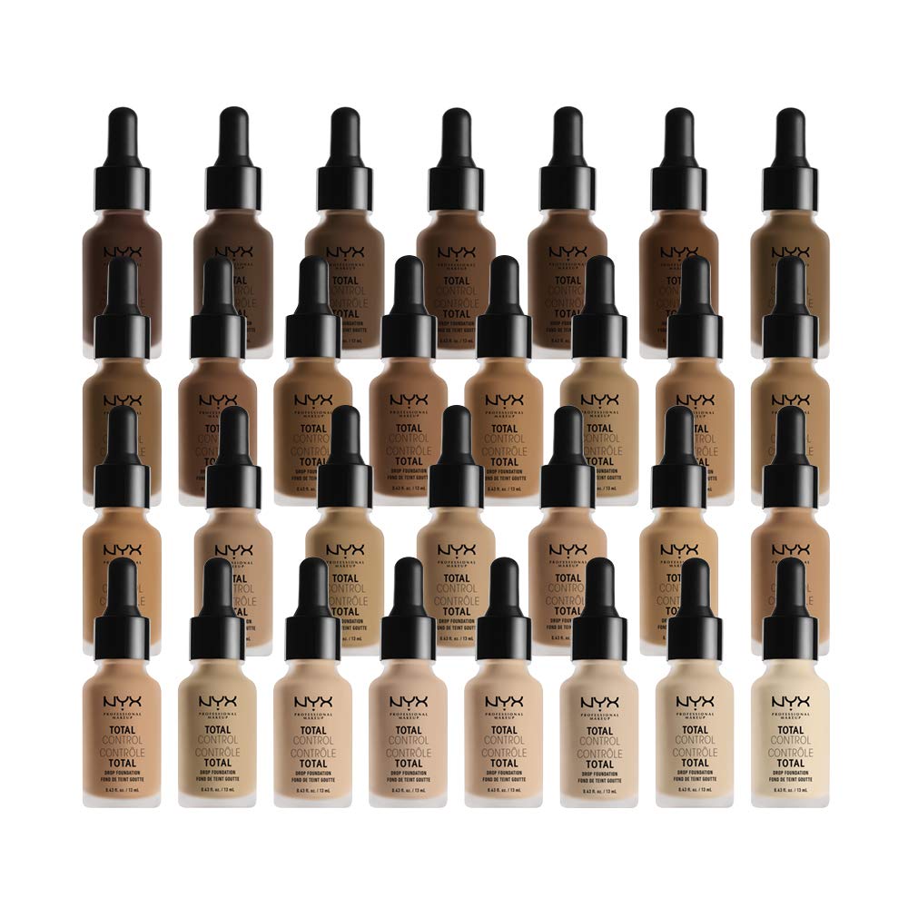 NYX PROFESSIONAL MAKEUP Total Control Drop Foundation - Camel, Medium Light With Olive Undertone