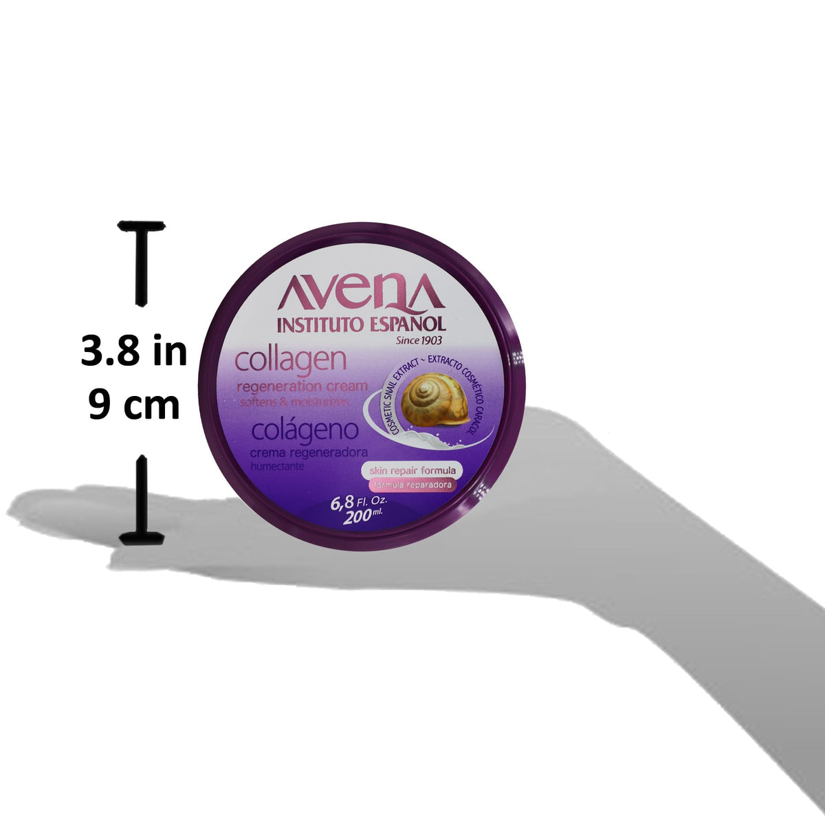 Avena Instituto Espanol Collagen Regeneration Cream, Softens & Moisturizes, Skin Repair Formula, 2-Pack, 6.8 Fl Oz each, 2 Jars. Beauty & Personal Care Avena Instituto Espanol