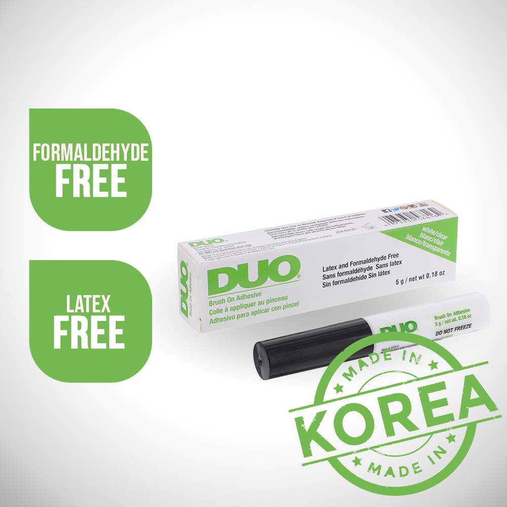 DUO Brush-on Strip Lash Adhesive, Clear, 0.18oz, 1-Pack Beauty and Personal Care DUO