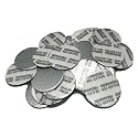 PKnGO Pressure Sensitive Foil Seal 24 mm (25 PCS) - PS Safety Seals for Freshness and Leak Prevention - Made in USA for Food Medicine and Cosmetic Beauty & Personal Care FRAGFRE