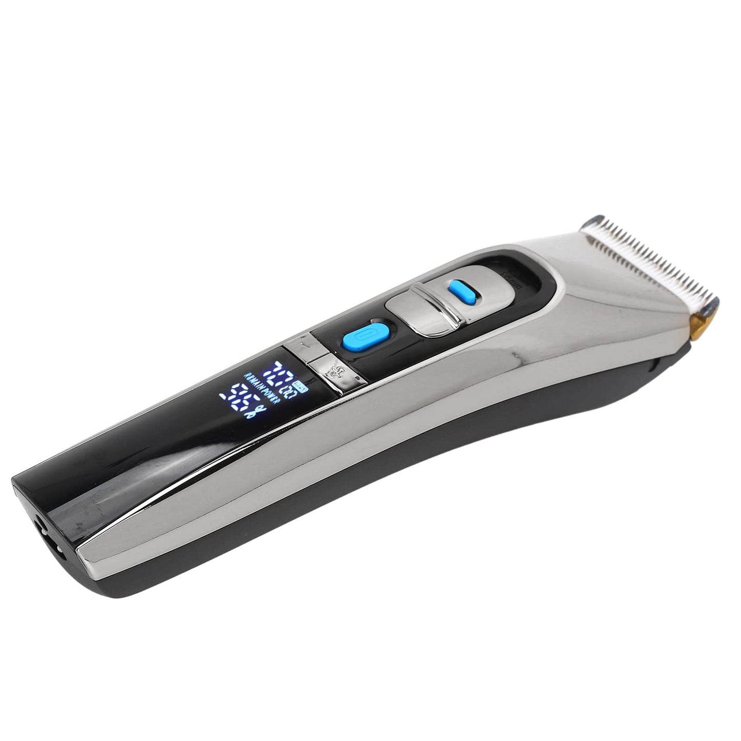 Pyhodi Electric Hair Clipper, Mens Stainless Steel Hair Clipper, USB Rechargeable Lithium Powered, Low Noise Beard Trimmer for Facial Hair Styling Beauty and Personal Care Pyhodi