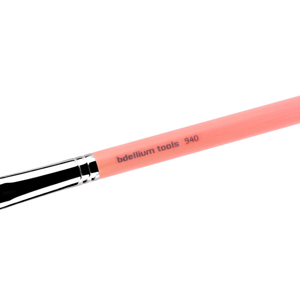 Bdellium Tools Professional Makeup Brush - Pink Bambu Series 940 Face Blending - With Soft Synthetic Fibers, For Sculpting and Precision Blending