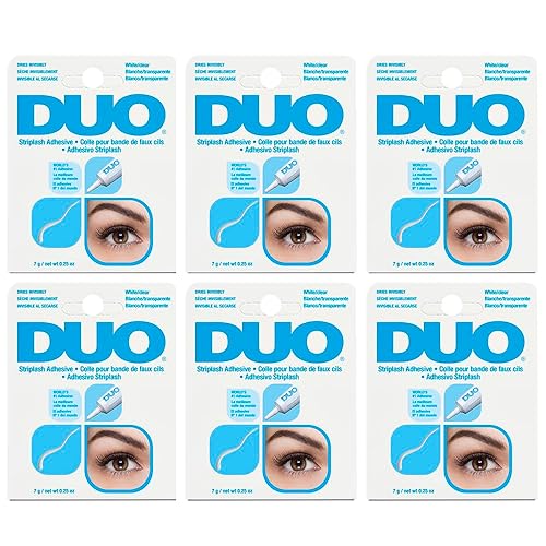 Duo Lash Adhesive - Clear, 0.25 Ounce (Pack of 6) Beauty & Personal Care DUO