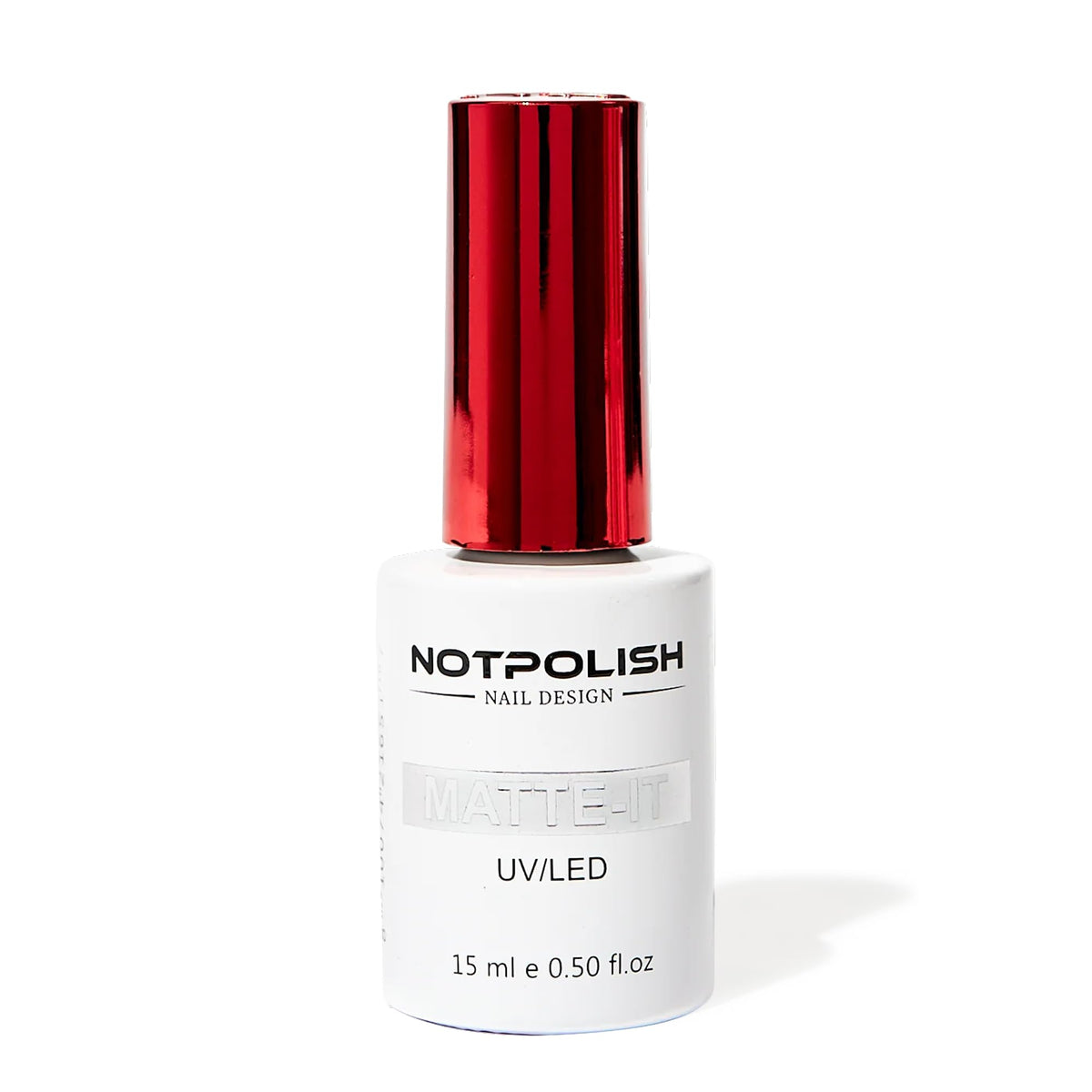 Notpolish Matte-It Gel Top Coat - Long-Lasting, Chip-Resistant Matte Finish | No-Wipe Formula for Smooth, Velvety Nails | Professional & Home Use