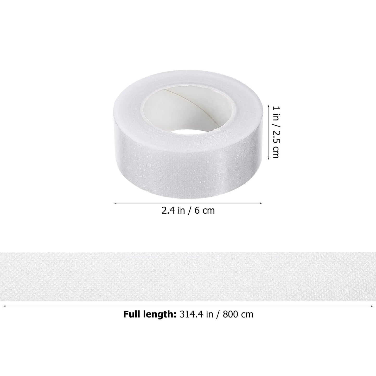 HOMSFOU Collar Sweat Protector Tape - 6 Rolls Self-Adhesive Sweat Pads for Shirts, Dresses & Hats - Total Length 315 Inches Disposable Neck Liner Beauty and Personal Care HOMSFOU