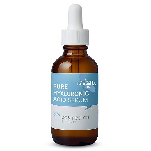 Hyaluronic Acid Serum for Skin 100% Pure Anti Aging Intense Hydration Moisture Non greasy Paraben free, Wrinkle Reducing and Brightening Serum (Pro Beauty & Personal Care Cosmedica Skincare