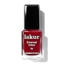 LONDONTOWN lakur Nail Polish - Chip-Resistant, Non-Toxic, Conditions & Hydrates Nails | Glossy Burgundy Red, Mull It Over, .40 fl oz Beauty & Personal Care LONDONTOWN