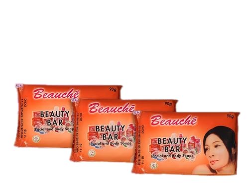 Pacific Supply Express Beauche Beauty Bar 90g (Pack of 3), Orange Beauty & Personal Care Pacific Supply Express