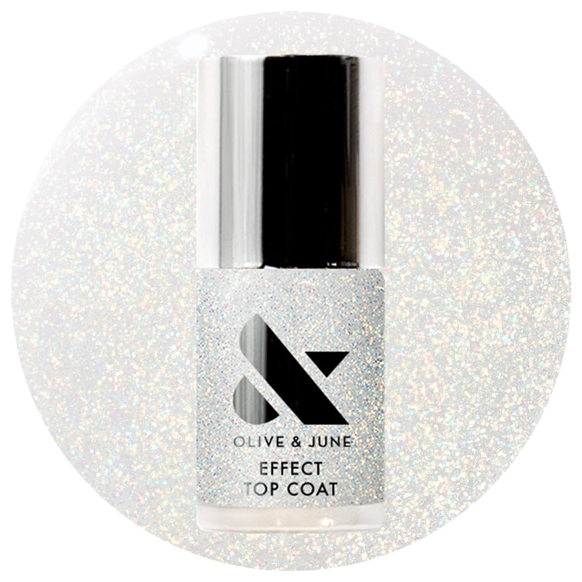 Olive & June Long Lasting Nail Polish Top Coat, Celestial Effect