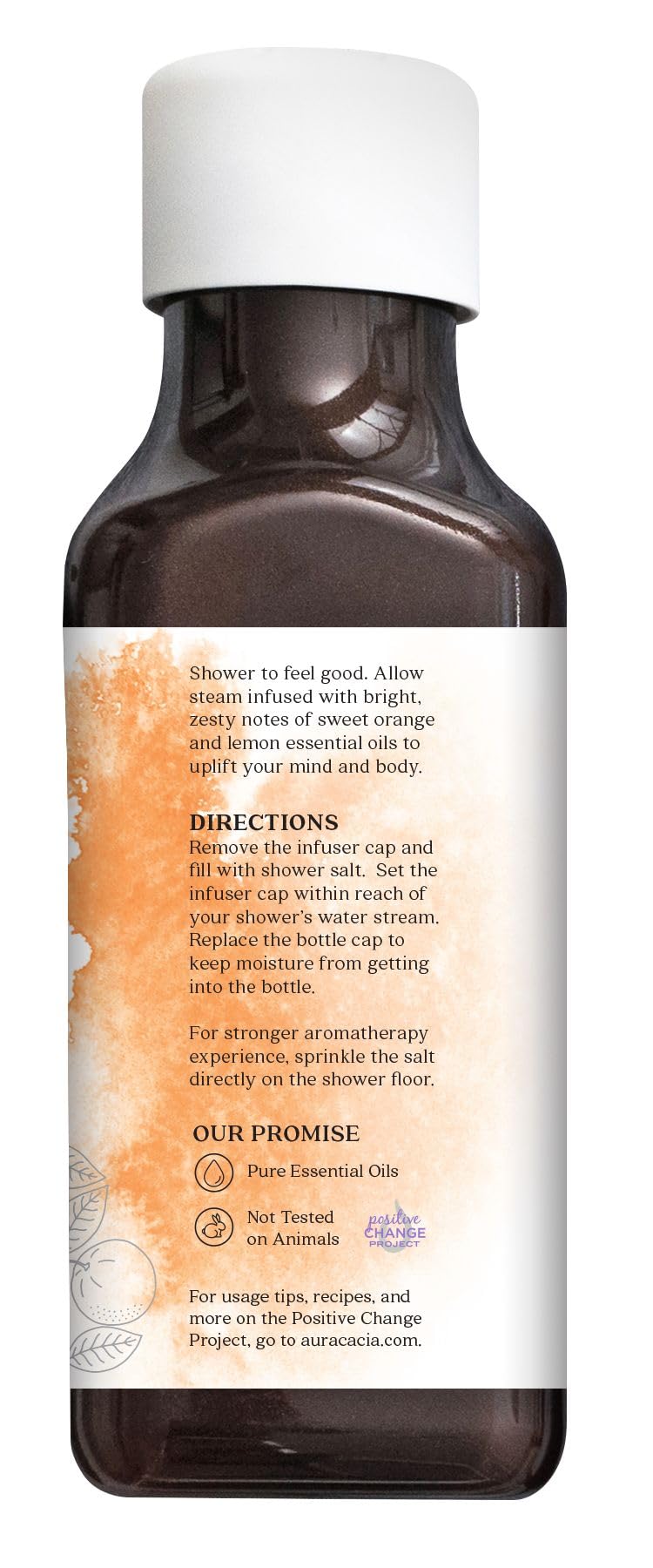 Aura Cacia Uplifting Citrus Shower Salts - 16 oz. Beauty and Personal Care Aura Cacia
