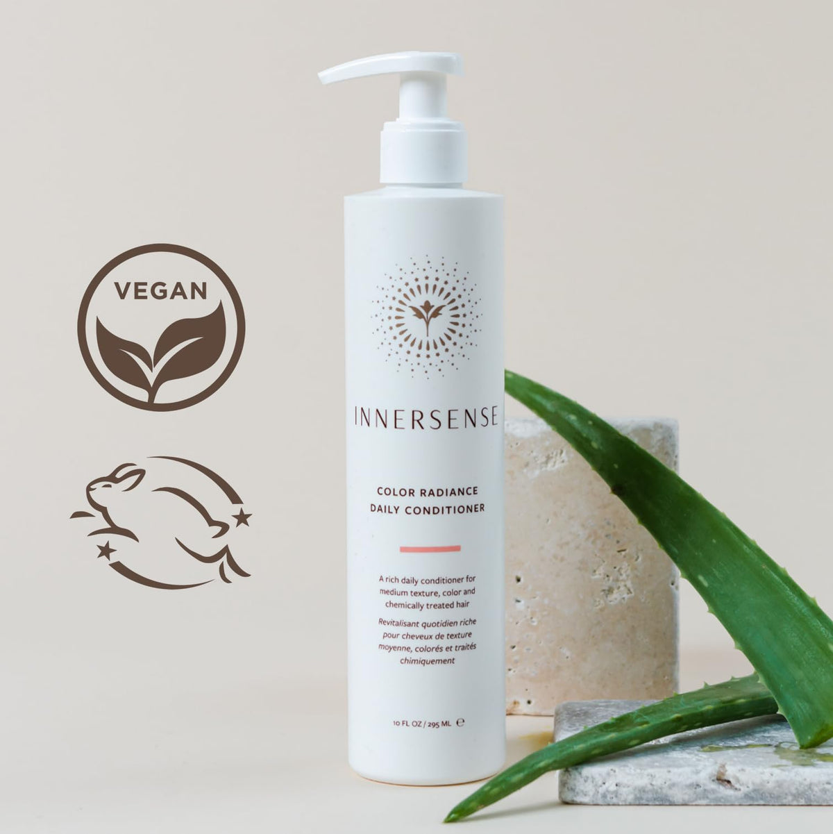 INNERSENSE Organic Beauty - Natural Color Radiance Daily Conditioner | Non-Toxic, Cruelty-Free, Clean Haircare (10 fl oz | 295 ml) Beauty & Personal Care INNERSENSE