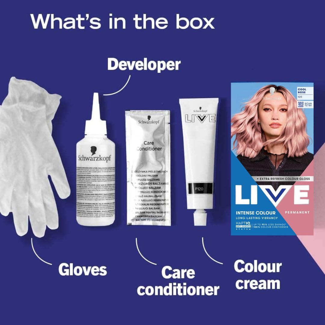 Schwarzkopf Live Lightener +Twist 101Cool Rose by Schwarzkopf Beauty & Personal Care LIVE