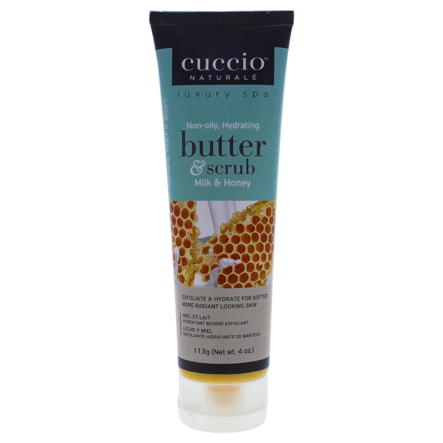 Cuccio Naturale Butter Scrub - Exfoliates And Hydrates - For Softer, Radiant Looking Skin - Infuses Moisture Into Dry Skin - Non-Oily 24 Hour Beauty & Personal Care Cuccio Naturale