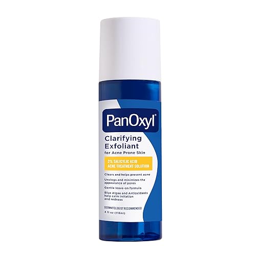 PanOxyl Clarifying Exfoliant with 2% Salicylic Acid, BHA Liquid Exfoliant for Face, Unclogs, Minimizes Appearance of Pores, Blue Algae Beauty & Personal Care PanOxyl