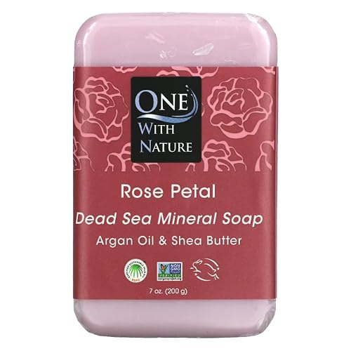 One With Nature Soap Bar Rose Petal Beauty & Personal Care One With Nature