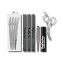 The Men Pen Complete Eyebrow + Hydrating Grooming Kit for Men | Scissors, Hydrating Caffeine Roller, Tweezers, Razors & 3 Eyebrow Filler Pens Beauty & Personal Care The Men Pen